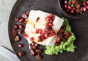 Torsk med chorizosalsa og ertepuré