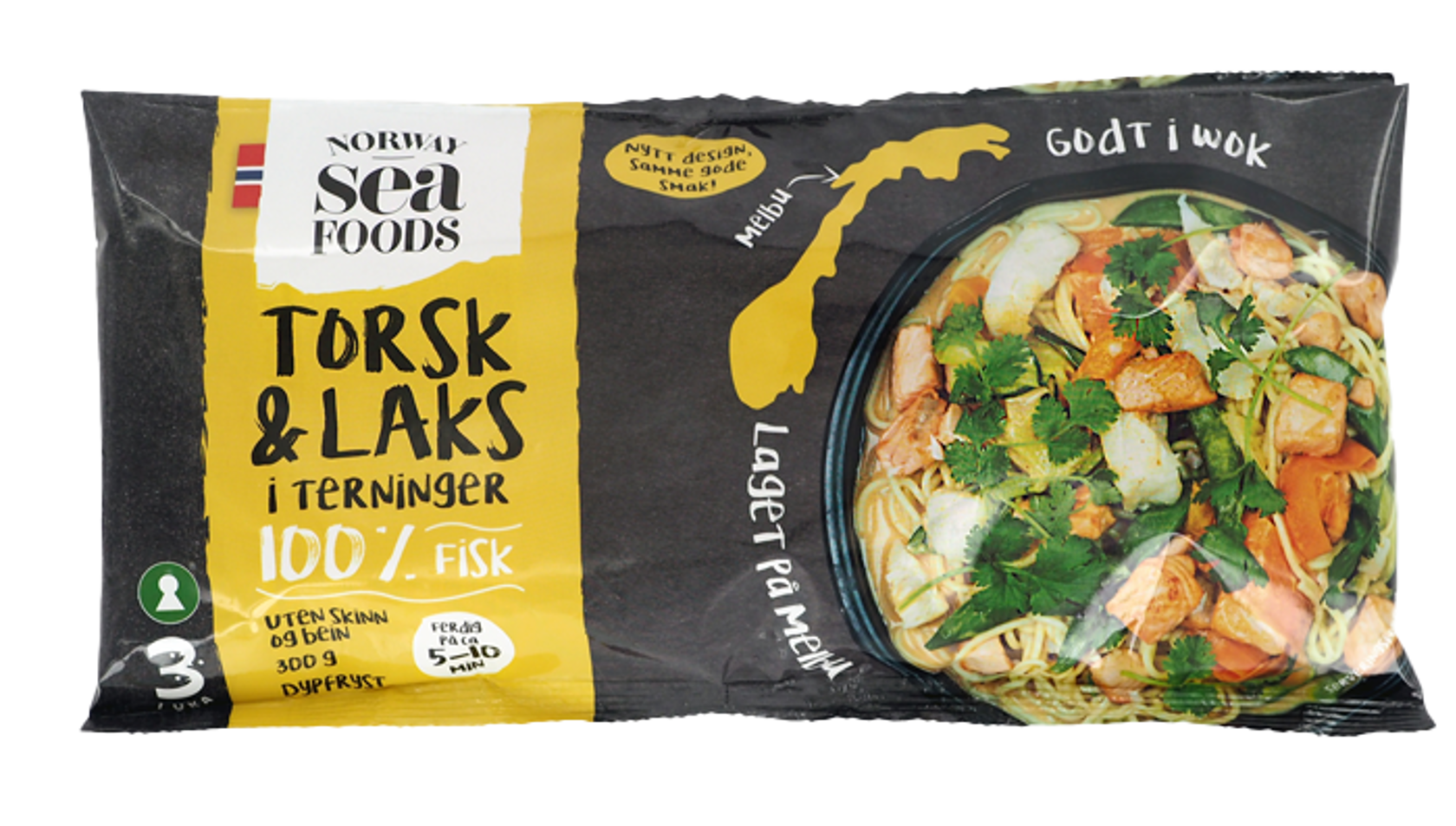 Forpakning laks og torsk
