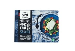 Forpakning av Premium Norsk torsk