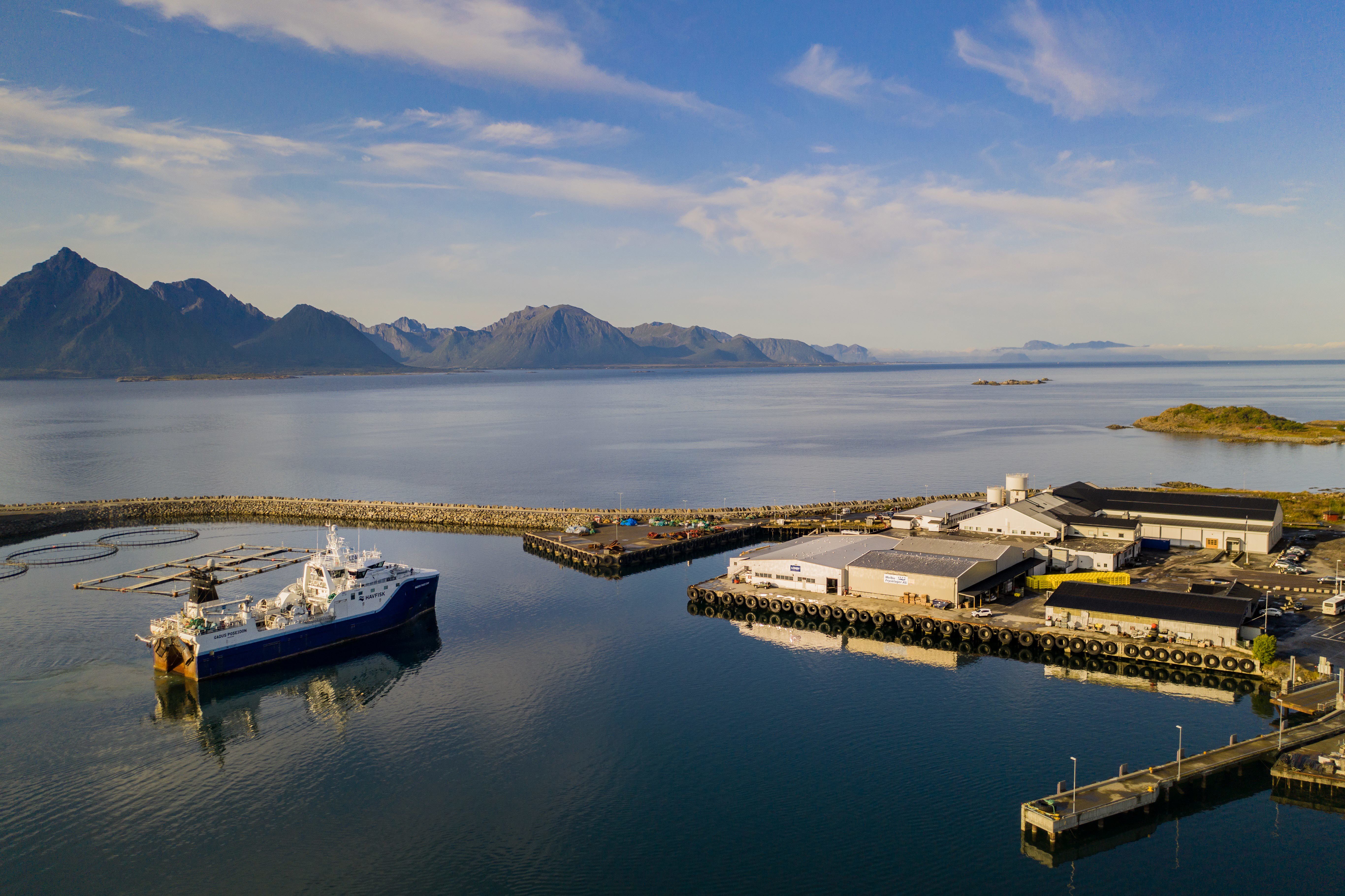 Fabrikken i Melbu i Lofoten